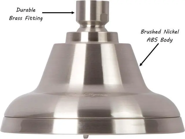 Alt view image 6 of 7 - Shower Massage Head With Mist - High Pressure Boosting, Multi-Function, Massager Rainfall Showerhead For Low Flow Showers & Adjustable Water Saving Nozzle, 2.5 GPM - Brushed Nickel