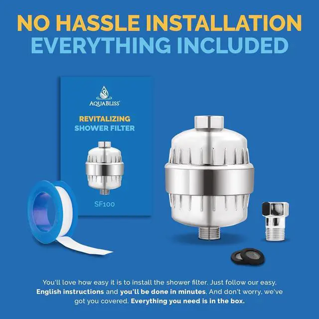 Alt view image 6 of 7 - High Output Revitalizing Shower Filter - Reduces Dry Itchy Skin Dandruff Eczema and Dramatically Improves The Condition of Your Skin Hair and Nails - Chrome (SF100)