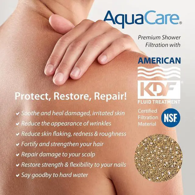 Alt view image 7 of 7 - AquaCare High Pressure 6-way Dual Shower Head Combo with Built-in Filter & Power Wash - Clean Tub, Tile & Pets. Remove Chlorine, Lead & Toxins from Water to Protect Skin, Hair, & Nails. Chrome Finish