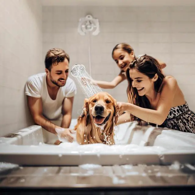 Alt view image 2 of 7 - High Pressure Shower Heads, 7.2Inch 2 in 1 Rainfall Shower head & Handheld Showers with Magnetic Docking System, Ten-Function Handheld Shower Head with 59" Rotatable Stainless Steel Hose (Chrome)