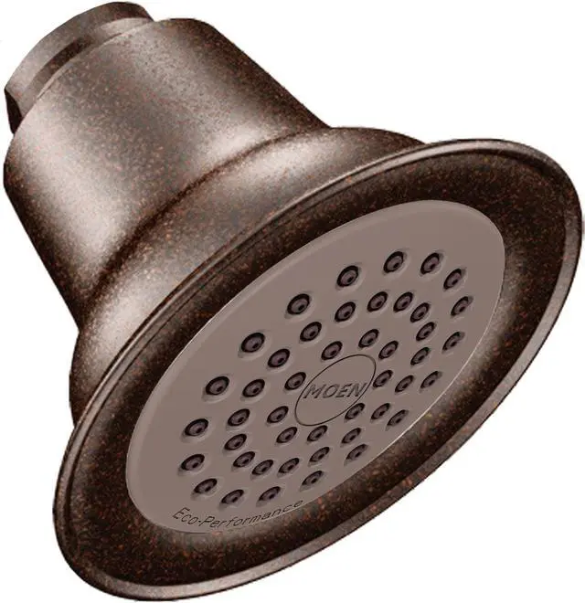 Main image of Moen Oil Rubbed Bronze One-Function Eco-Performance Shower Head, 6303EPORB