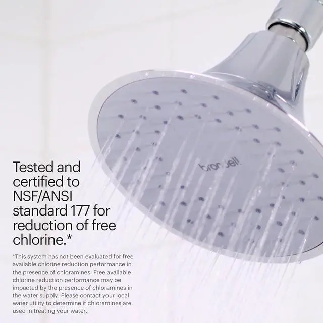Alt view image 3 of 7 - VivaSpring Filtered Shower Head FSH25-CG | Chrome Finish with Slate face and Wide Rain Spray | for softer skin and hair | 6 month filter FF-15 | Certified Filtration