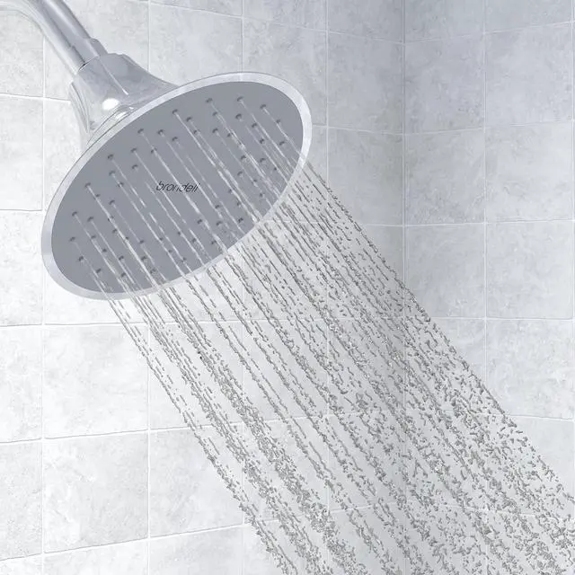 Alt view image 4 of 7 - VivaSpring Filtered Shower Head FSH25-CG | Chrome Finish with Slate face and Wide Rain Spray | for softer skin and hair | 6 month filter FF-15 | Certified Filtration