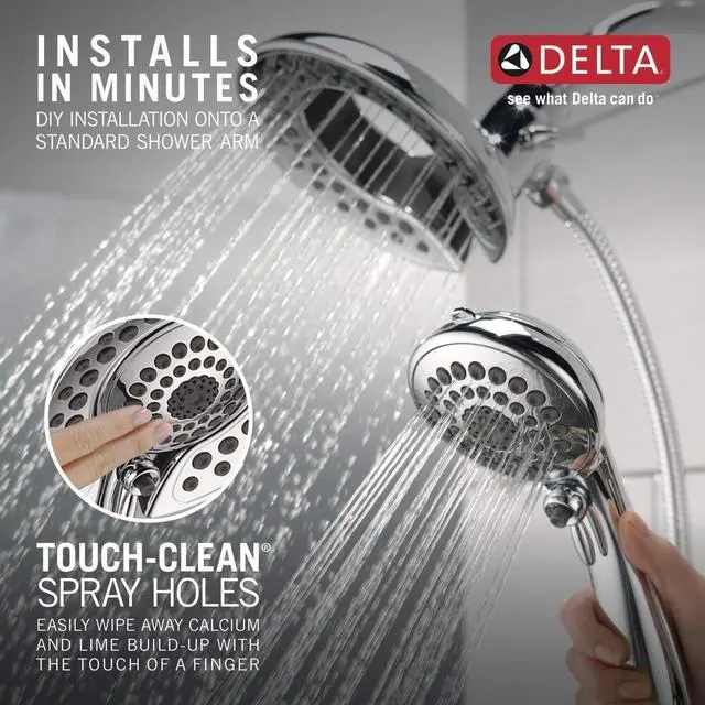 Alt view image 6 of 7 - 58569-PK Universal Hand Shower 1.75 GPM Water Flow Chrome