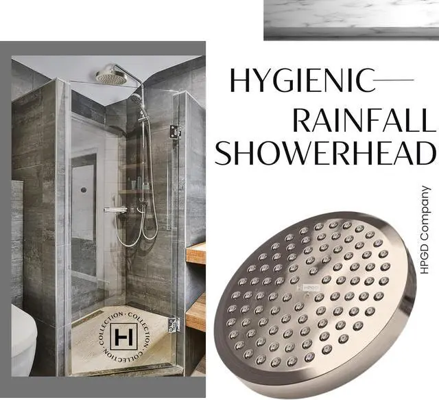 Alt view image 5 of 7 - Shower Head - High Pressure Rain, 6-Inch Round, Luxury Nickel Finish, Universal Shower Head Replacement, Premium Quality Anti-Clogging Nozzles, Tool-Free Minute Installation (Brushed NIckel)