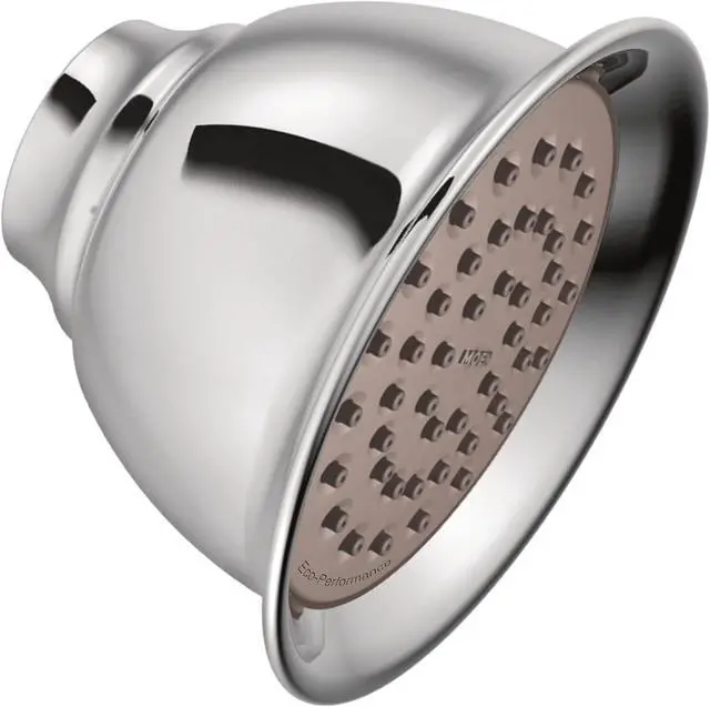 Main image of Moen Moenflo XL Chrome Single Function 4.38-Inch Diameter Showerhead, 6302