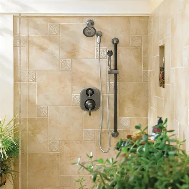 Alt view image 4 of 5 - Moen Moenflo XL Chrome Single Function 4.38-Inch Diameter Showerhead, 6302