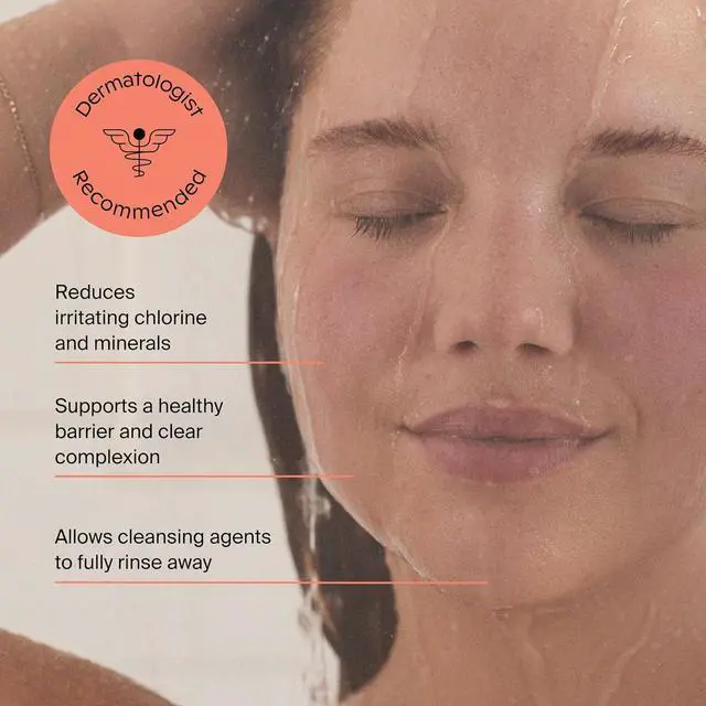 Alt view image 5 of 7 - Canopy Filtered Shower Head - High Pressure Shower Head Filter for Hard Water - Shower Filter To Remove Impurities for Healthier Scalp, Skin & Hair - Support Hair Growth & Minimize Breakage - Nickel