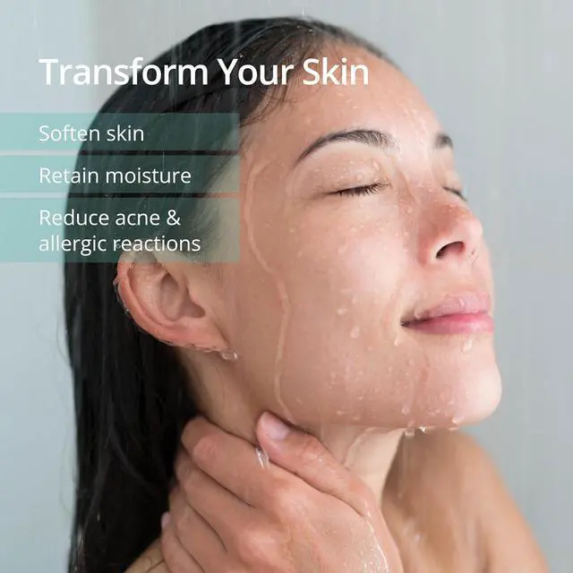 Alt view image 3 of 7 - Aquasana Shower Filter | Dermatologist-recommended for softer, healthier skin & hair | Proven to reduce 90% of chlorine for 6 months | WaterSense Certified | Handheld wand shower head | AQ-4105-E