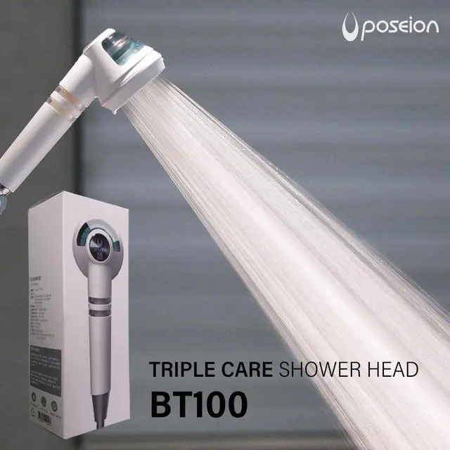 Alt view image 7 of 7 - POSEION BT100 SW Filtered Shower Head  Handheld, High Pressure, Magnetized Sediment Filter, Ultrafine Water Stream, Spa-Like Comfort, Durable Build, Made in Korea