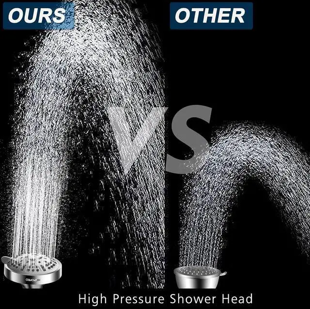 Alt view image 5 of 7 - HOPOPRO 9 Modes Shower Head and 18 Stages Shower Filter Combo, High Pressure Filtered Showerhead High Output Shower Head Combo Purifying Water for Water Healthy Life
