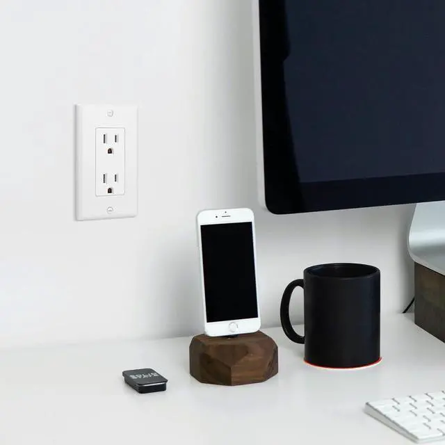 Alt view image 7 of 7 - [10 Pack] DEWENWILS Decorator Receptacle Outlet with Wall Plate, 15 Amp Standard Electrical Wall Outlet, Non-Tamper Resistant, UL Listed, White