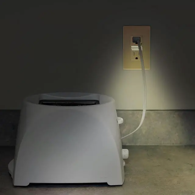 Alt view image 7 of 7 - TOPGREENER LED Guide Light Receptacle with Automatic Daylight Sensor, Night Light Decorator Wall Outlet, 125VAC/15A Tamper-Resistant Receptacle, TGL215TR-GD, Gold