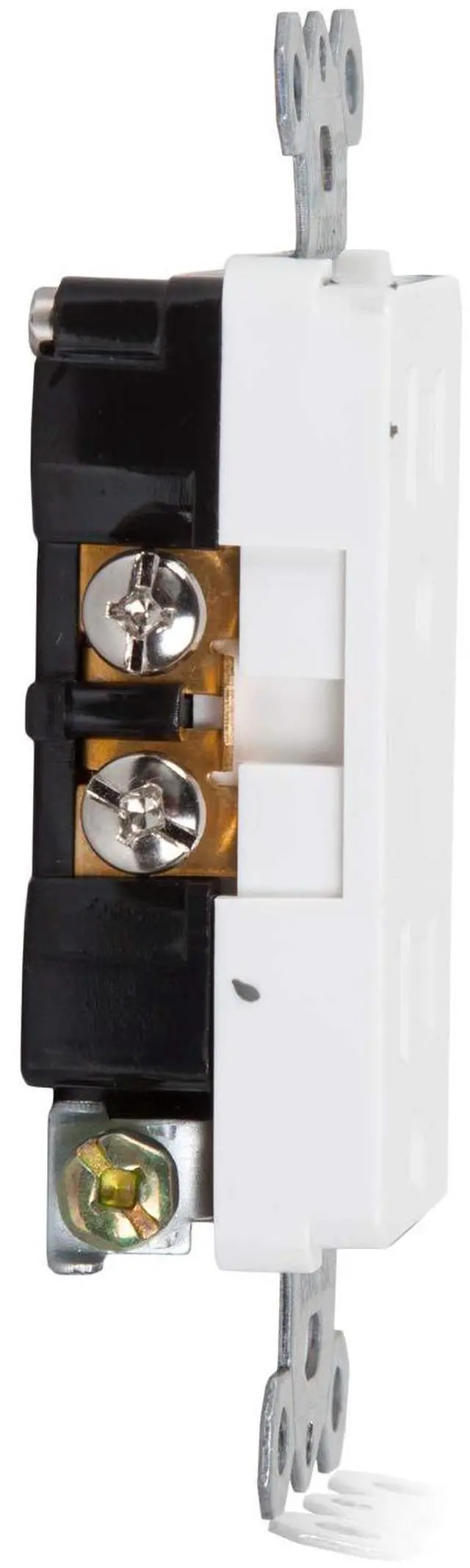 Alt view image 3 of 5 - Maxxima Tamper Resistant Duplex Receptacle - Standard Decorative Electrical Wall Outlet 15A White, 3 Prong Outlet, Easy Install, Ideal for Contractors or Residential Use, UL Listed - 10 Pack