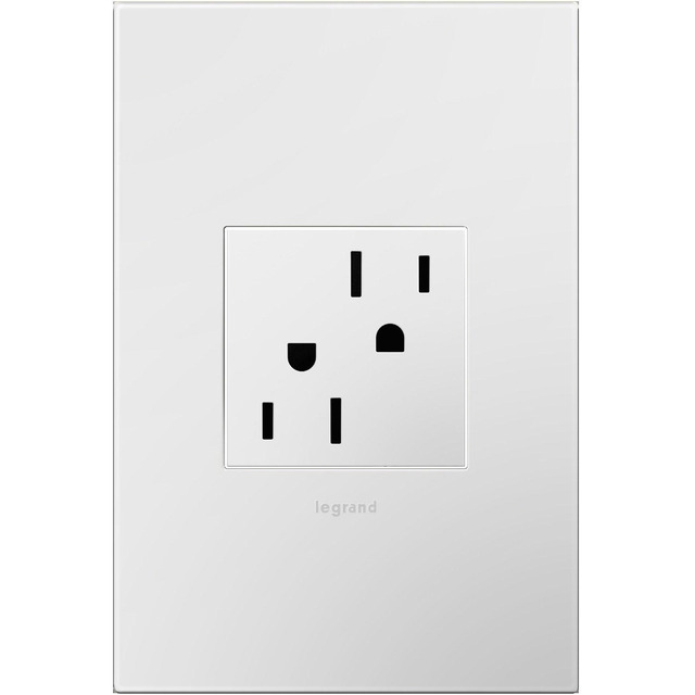 thumbnail image 2 of Legrand Adorne Outlet - 20 Amp Tamper Resistant - Magnesium Finish (ARTR202M4) 2 of 4