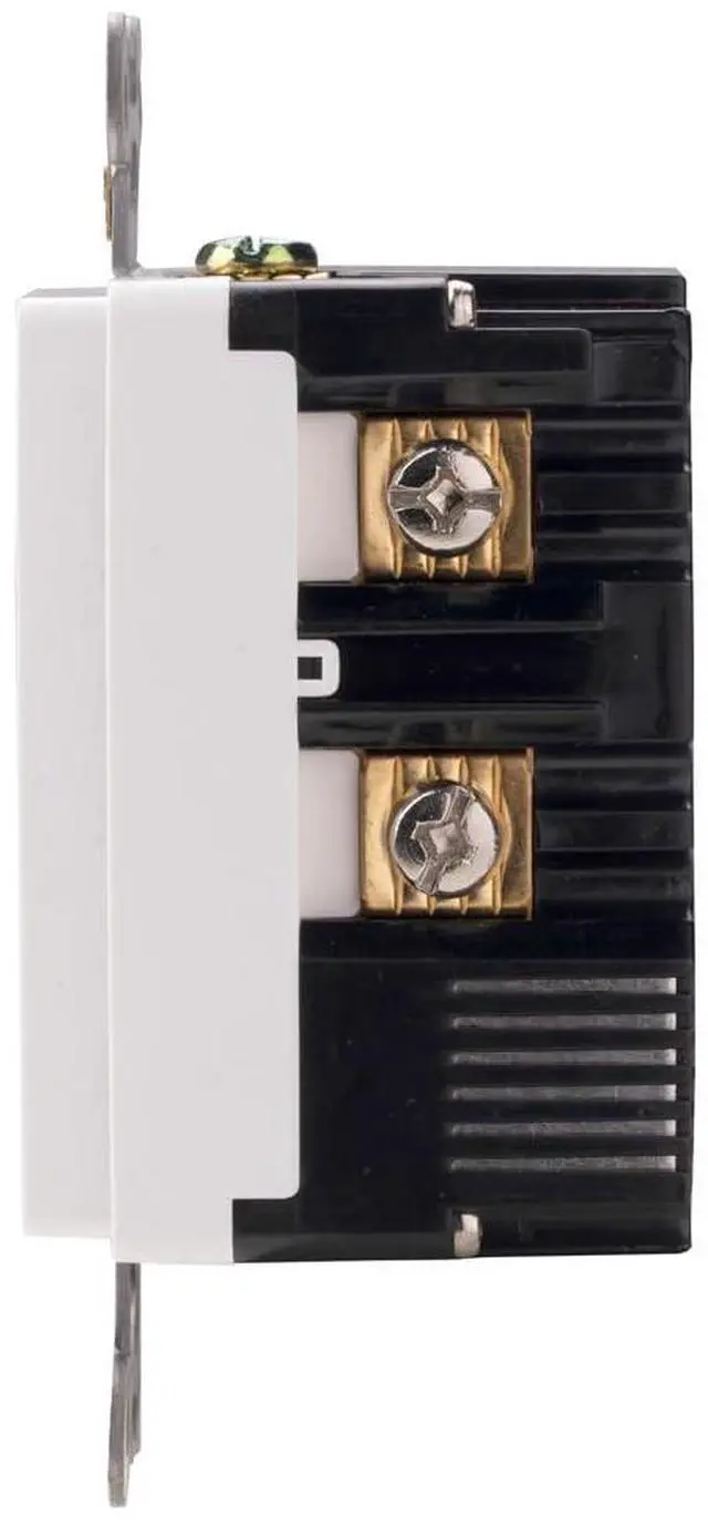 Alt view image 2 of 5 - Combination 20A Self-Test GFCI Outlet and Type A & Type-C USB in-Wall Charger Outlet with 5V/4.8A, High Speed Charging for Smartphones and Tablets, ETL Listed, Wallplate Included, 1 Pack, White