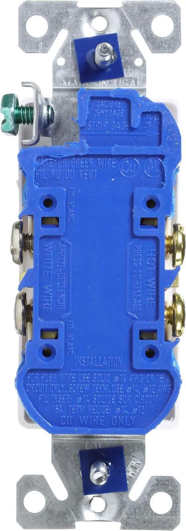Alt view image 3 of 6 - EATON 1107W-10-L Receptacles One Size White