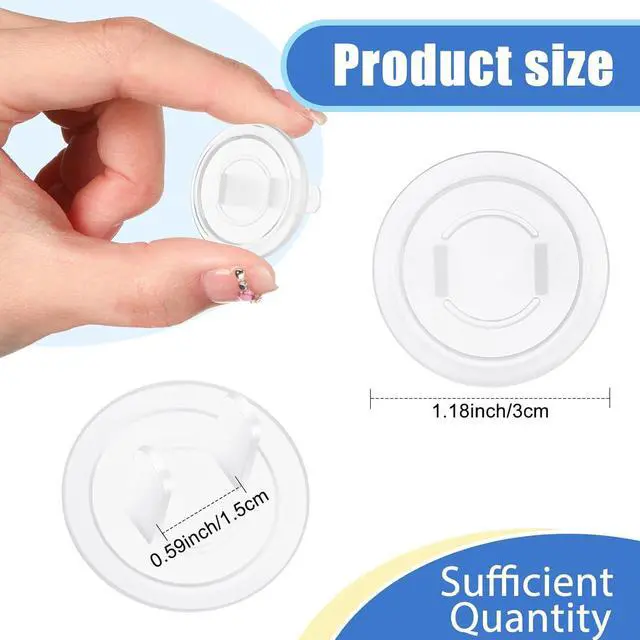 Alt view image 4 of 7 - Thyle 500 Pcs Outlet Covers Bulk Child Baby Proofing Plug for Electrical Outlets Covers Easy Install Socket Sturdy Safe Secure Baby Proofing Kit for Home Office Bulk