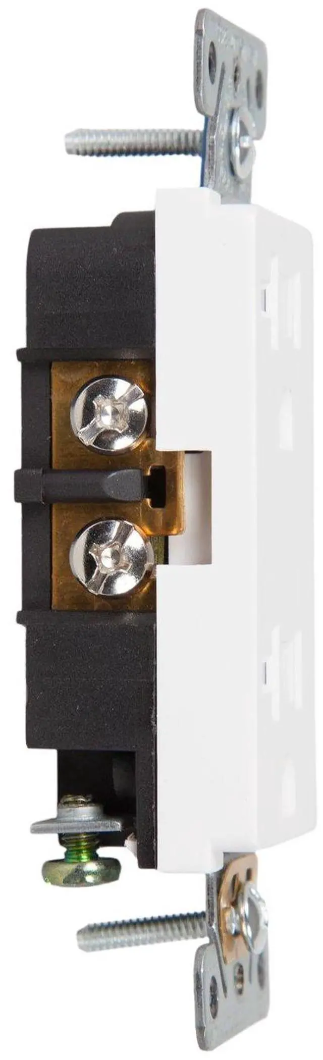 Alt view image 6 of 7 - Maxxima 20A Tamper Resistant Duplex Receptacle - Standard Decorative Electrical Wall Outlet, Child Proof Safety, Contractor Pack, 20 Amp, White Wall Plates Included - 10 Pack