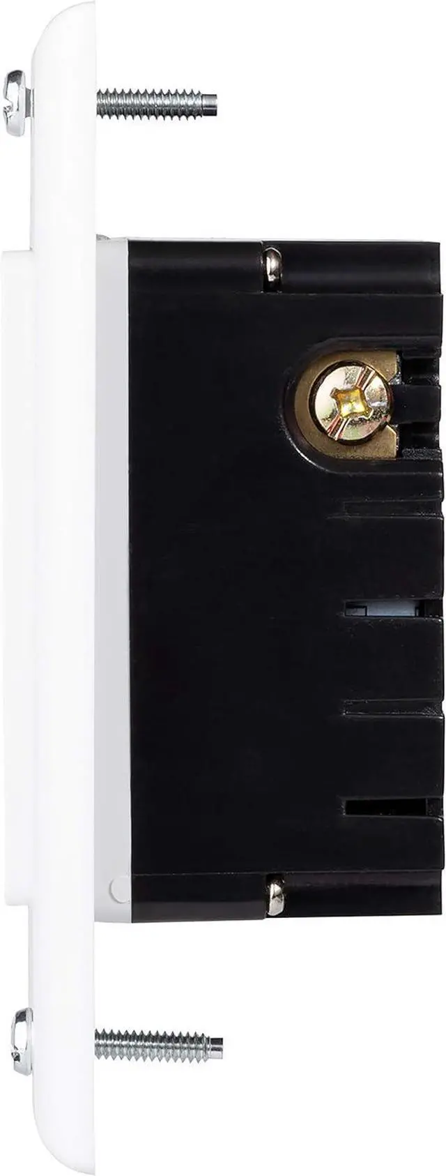 Alt view image 4 of 7 - 18W Dual USB Type C With Power Delivery Wall Outlet With Dual Tamper-Resistant Plugs (1, White)