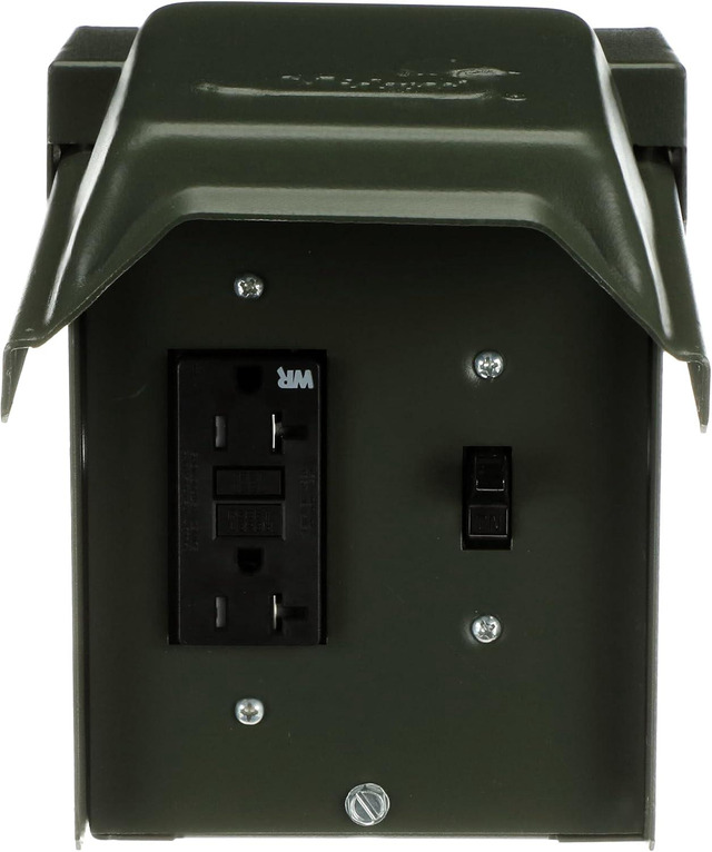 Digi-office 10-Pack 20A GFCI Outlets – Weather Resistant, Tamper Resistant, Black | With Indicator Light | 125V/60Hz
