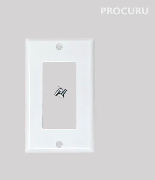 Alt view image 4 of 4 - [40-Pack] PROCURU 20 Amp Decorator Commercial Grade Outlet Receptacle, Tamper Resistant, NEMA 5-20R, with Wall Plate Covers, 125V, White, UL Certified