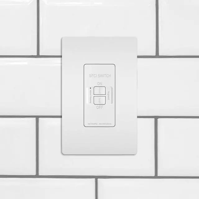 Alt view image 7 of 7 - Legrand Radiant 2087WCCD4 20 Amp GFCI Self Test Deadfront Decorator Duplex Outlet, White (1 Count)