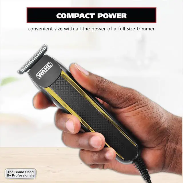 Alt view image 4 of 7 - Wahl Edge Pro Bump Free Corded Beard Trimmer for Men Touch Up Trimmer & Grooming Detailer Kit Perfect for Edging Beards, Mustaches, Hair, & Stubble, Model 9686-300