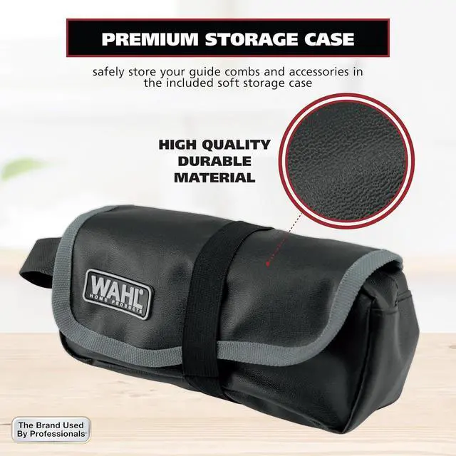 Alt view image 7 of 7 - Wahl Edge Pro Bump Free Corded Beard Trimmer for Men Touch Up Trimmer & Grooming Detailer Kit Perfect for Edging Beards, Mustaches, Hair, & Stubble, Model 9686-300
