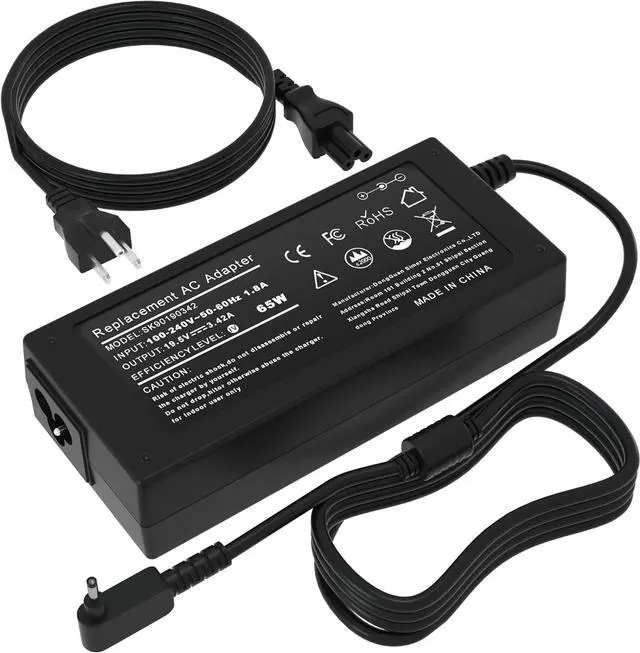 Main image of A515-45 Laptop Charger 65W Replace for Acer Aspire 5 A517-52 A514-54 A115-31 A13-045N2A R5-571T C738T R7-371T SF314-52 SP513-52N SP111-33 SF314-51 PA-1650-80 N15Q8 CB3-131 AC Adapter Charging Cord