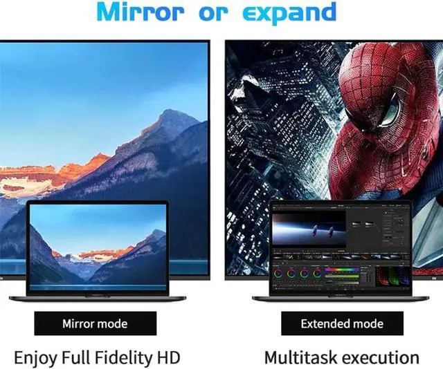 Alt view image 4 of 7 - navor 9-in-1 USB C Hub Dongle with 4K HDMI, 3 x USB 3.0 Ports, PD, TF/SD Card Slot, RJ45 LAN Port, 3.5mm Audio, Compatible with MacBook After 2016, Thunderbolt 3/4, Huawei, Samsung and More