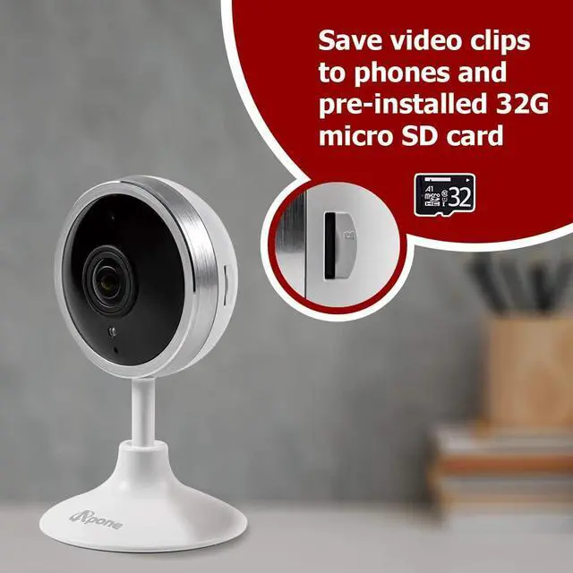 Alt view image 6 of 7 - Apone 2.4GHz Shadower 5MP Tracking Camera with Dual Display and 32GB Pre-Installed