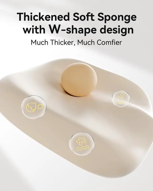 Alt view image 3 of 7 - Hbada Office Desk Chair with Flip-Up Armrests and Saddle Cushion, Ergonomic Office Chair with S-Shaped Backrest, Swivel, Mesh, Grey