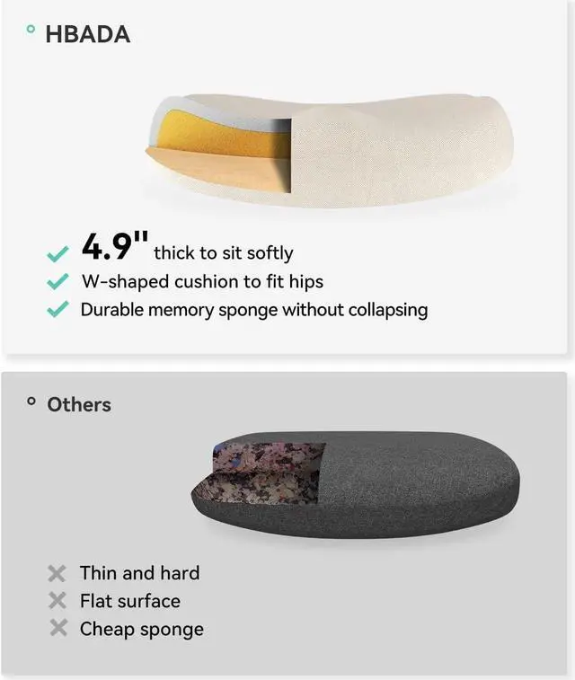 Alt view image 6 of 7 - Hbada Office Desk Chair with Flip-Up Armrests and Saddle Cushion, Ergonomic Office Chair with S-Shaped Backrest, Swivel, Mesh, Grey