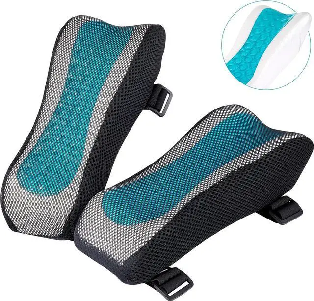 Main image of BEAUTRIP Ergonomic Armrest Pads- Office Chair Arm Rest Cover Pillow - Elbow Support Cushion for Computer, Gaming and Desk Chairs (Set of 2, Mesh Cover)