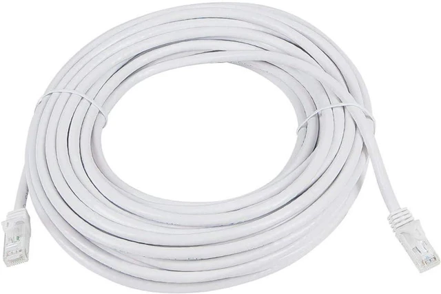 Alt view image 2 of 3 - Monoprice 111348 50' Flexboot Series 24AWG UTP Ethernet Network Cable and #44, White