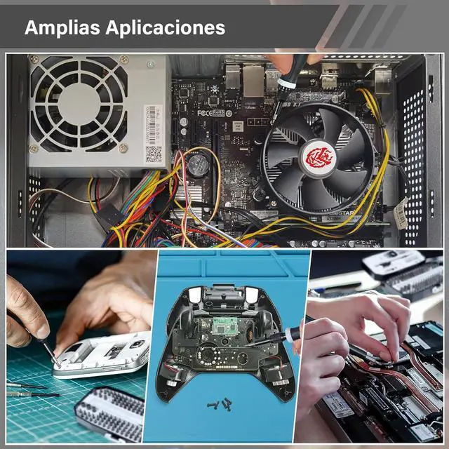 Alt view image 6 of 6 - KIROGILY Precision Screwdriver Set, 154 in 1 Small Screwdriver Set, Mini Screwdriver Magnetic Repair Tool Kit for Electronics Computer PC Laptop MacBook iPhone RC PS4 PS5 Nintendo XboxBlue