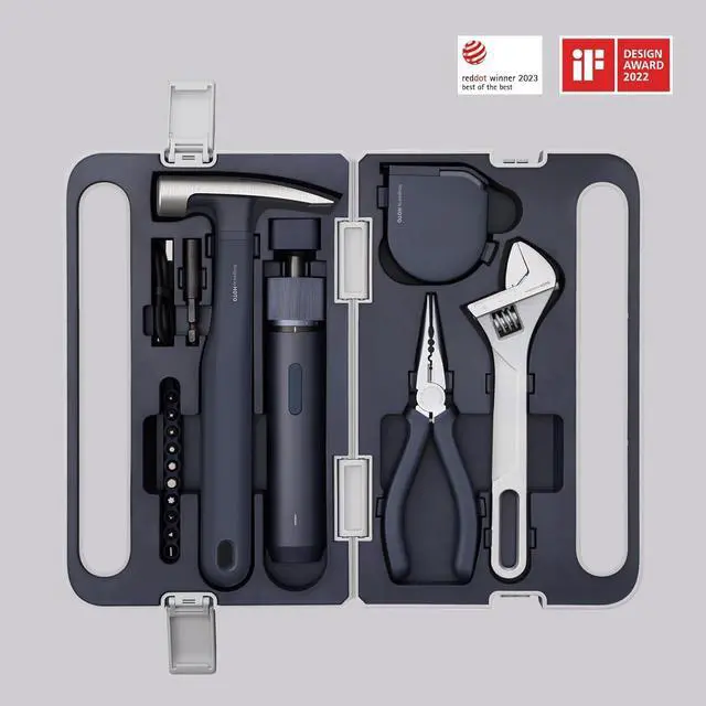 Alt view image 2 of 6 - Electric Screwdriver Tool Set, High-end Tool Kit, Outstanding Appearance, Compact & Portable, Minimalism Design, Hidden Buckle, Safe & Practical, High-end Tools Kit for Home Repairs/Daily Use