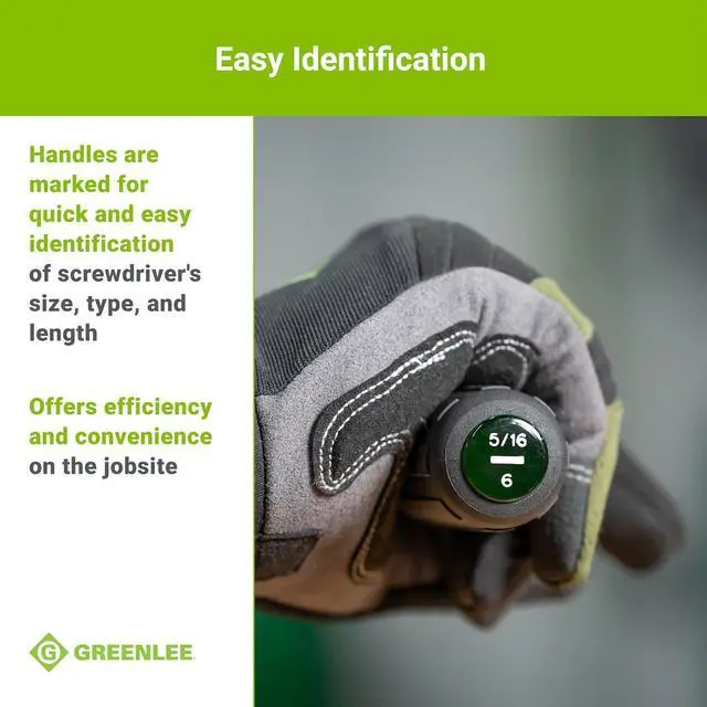 Alt view image 5 of 7 - 0153-02C 7-Piece Screwdriver Set with Cabinet Keystone and Phillips