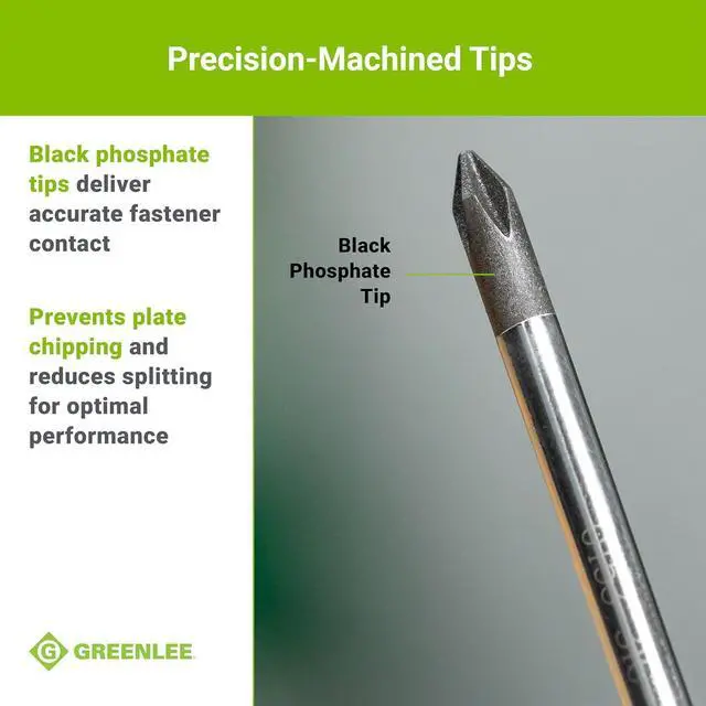 Alt view image 7 of 7 - 0153-02C 7-Piece Screwdriver Set with Cabinet Keystone and Phillips