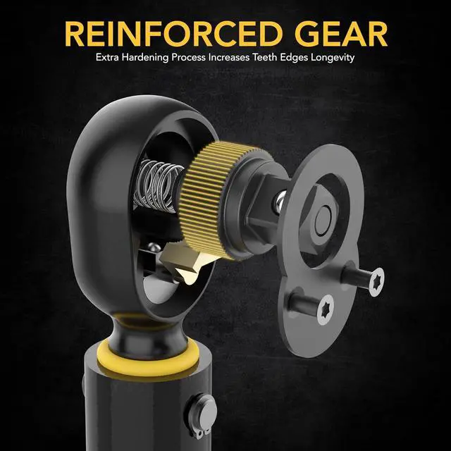 Alt view image 5 of 7 - LEXIVON Bike Torque Wrench 1/4-Inch Dr. 15-Piece Kit | 72-Tooth Gear, Dual-Direction Click Type 2~26 Nm (17.7~230.1 in-lb) | Portable Maintenance Kit for Road & Mountain Bikes (LX-191)