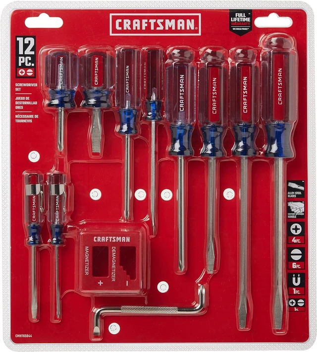 Alt view image 2 of 6 - Screwdriver Set Assorted 12Piece (CMHT65044)