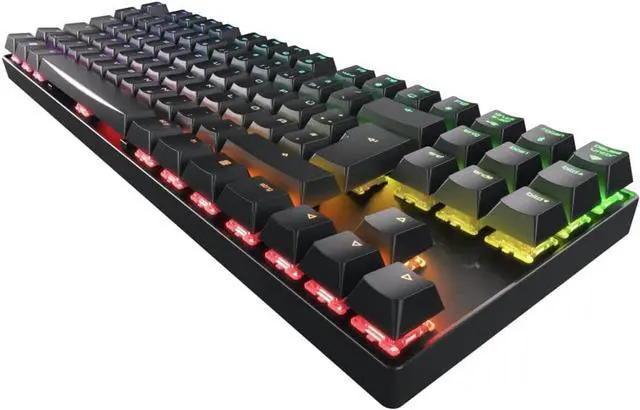 Main image of Cherry MX 8.2 TKL Wireless Gaming Keyboard. Compact TenKeyLess. Mechanical 87 Keys RGB Backlit Keys ABS Keycaps. MX Brown Switch. Aluminum Carrying Case Included.