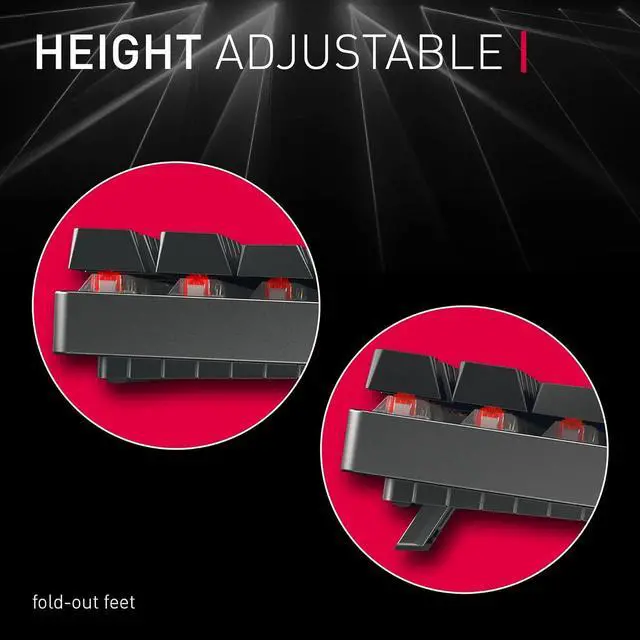 Alt view image 7 of 7 - Cherry MX 8.2 TKL Wireless Gaming Keyboard. Compact TenKeyLess. Mechanical 87 Keys RGB Backlit Keys ABS Keycaps. MX Red Switch. Aluminum Carrying Case Included.