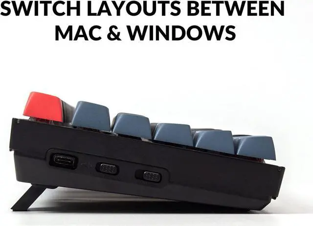 Alt view image 6 of 7 - Keychron K8 Pro Wireless Custom Mechanical Keyboard, QMK/VIA Programmable Bluetooth/Wired RGB Backlight Tenkeyless with Hot-swappable Gateron G Pro Red Switch Compatible with Mac Windows Linux