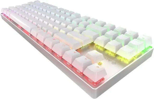 Alt view image 2 of 7 - Cherry MX 8.2 TKL Wireless Gaming Keyboard. Compact TenKeyLess. Mechanical 87 Keys RGB Backlit Keys ABS Keycaps. MX Red Switch. Aluminum Carrying Case Included.