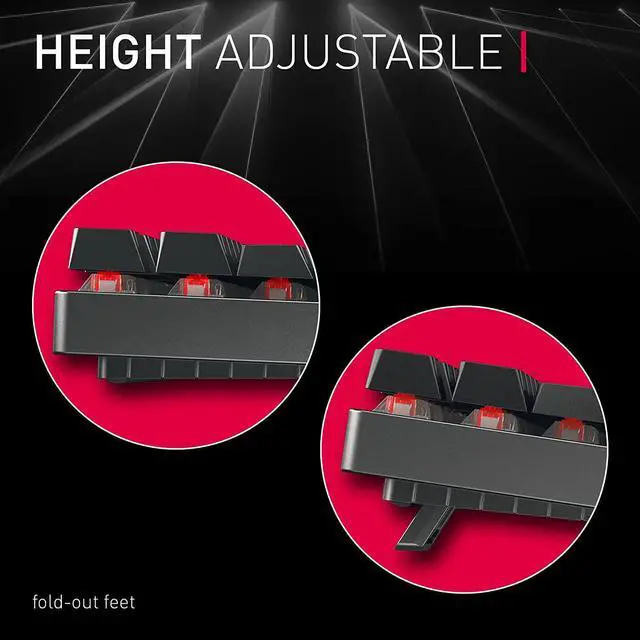 Alt view image 6 of 7 - Cherry MX 8.2 TKL Wireless Gaming Keyboard. Compact TenKeyLess. Mechanical 87 Keys RGB Backlit Keys ABS Keycaps. MX Brown Switch. Aluminum Carrying Case Included.