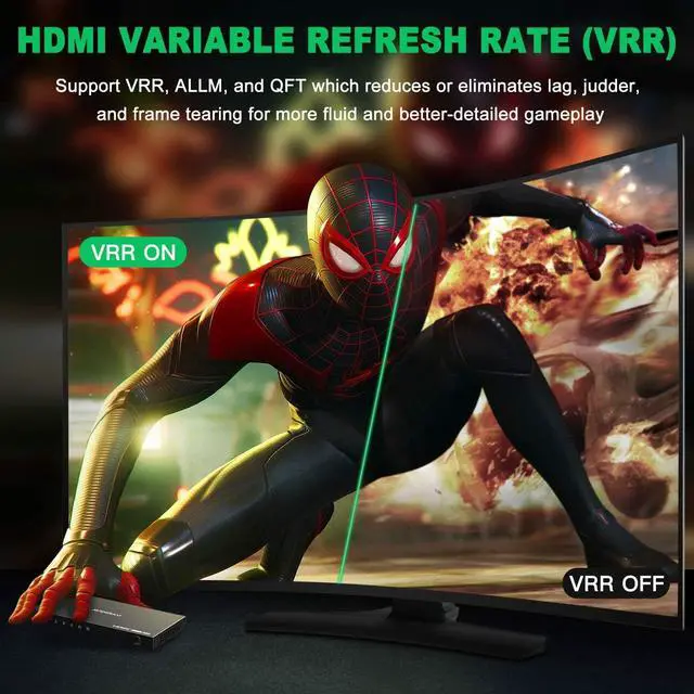 Alt view image 4 of 7 - HDMI 2.1 Switch 8K 60Hz 4:4:4, AVIDGRAM HDMI Switcher 4 in 1 Out with IR Remote, 4 Port 4K 120Hz Auto HDMI Selector Hub Support 8K 48Gbps, Compatible with Xbox Series X, PS4 Pro, PS5, UHD TV, Monitor