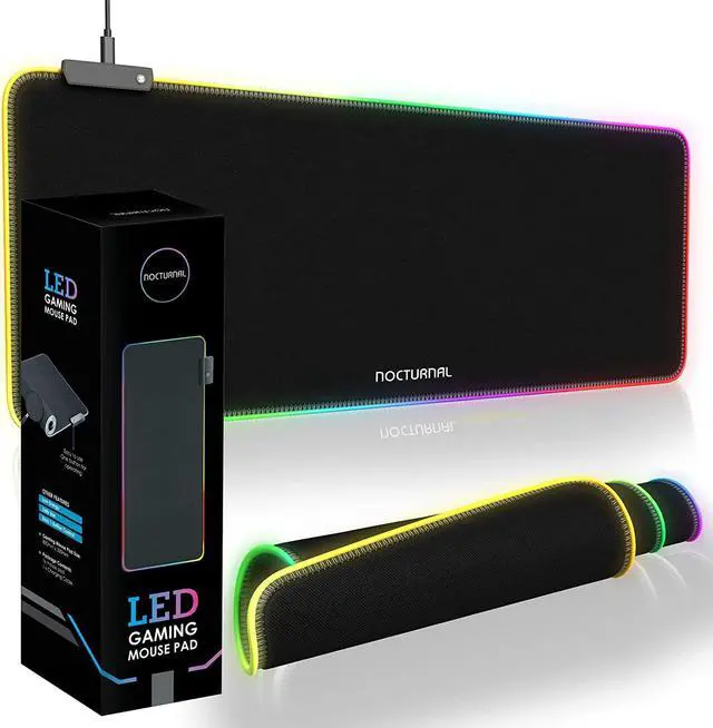 Main image of RGB Gaming Mouse Pad Large Mouse Pad Mousepad Gaming XXL Mouse Pad 31.5x11.8 Keyboard and Mouse Pad RGB Mouse Pad Mouse Pad XL LED Mouse Pad Gaming Desk Pad 13 Lighting Modes Keyboard Mat
