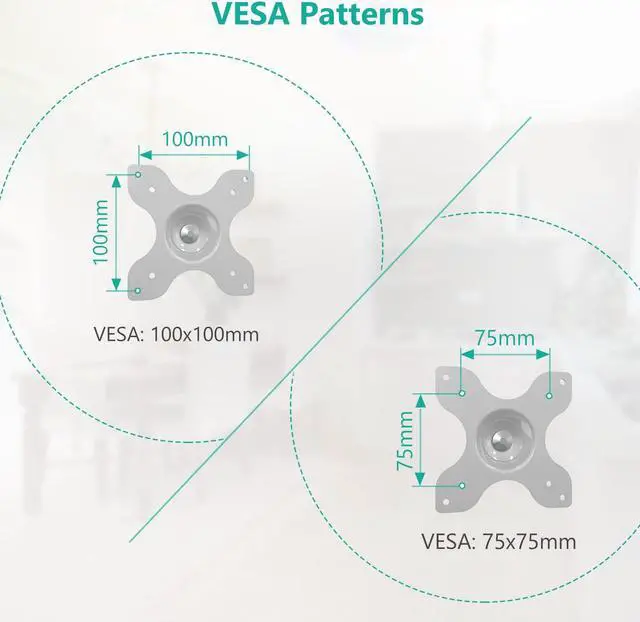 Alt view image 6 of 7 - WALI TV Wall Mount Articulating LCD Monitor Full Motion 15 inch Extension Arm Tilt Swivel for Most 13 to 32 inch LED TV Flat Panel Screen with Mounting Holes up to 100x100mm (1330LM-W), White